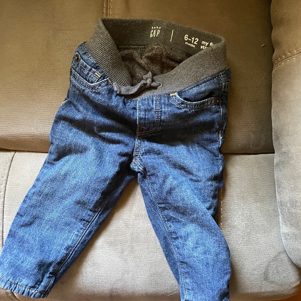 Fleece lined jeans
